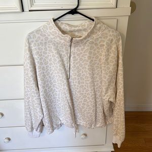 Old Navy Cheetah Quarter-zip